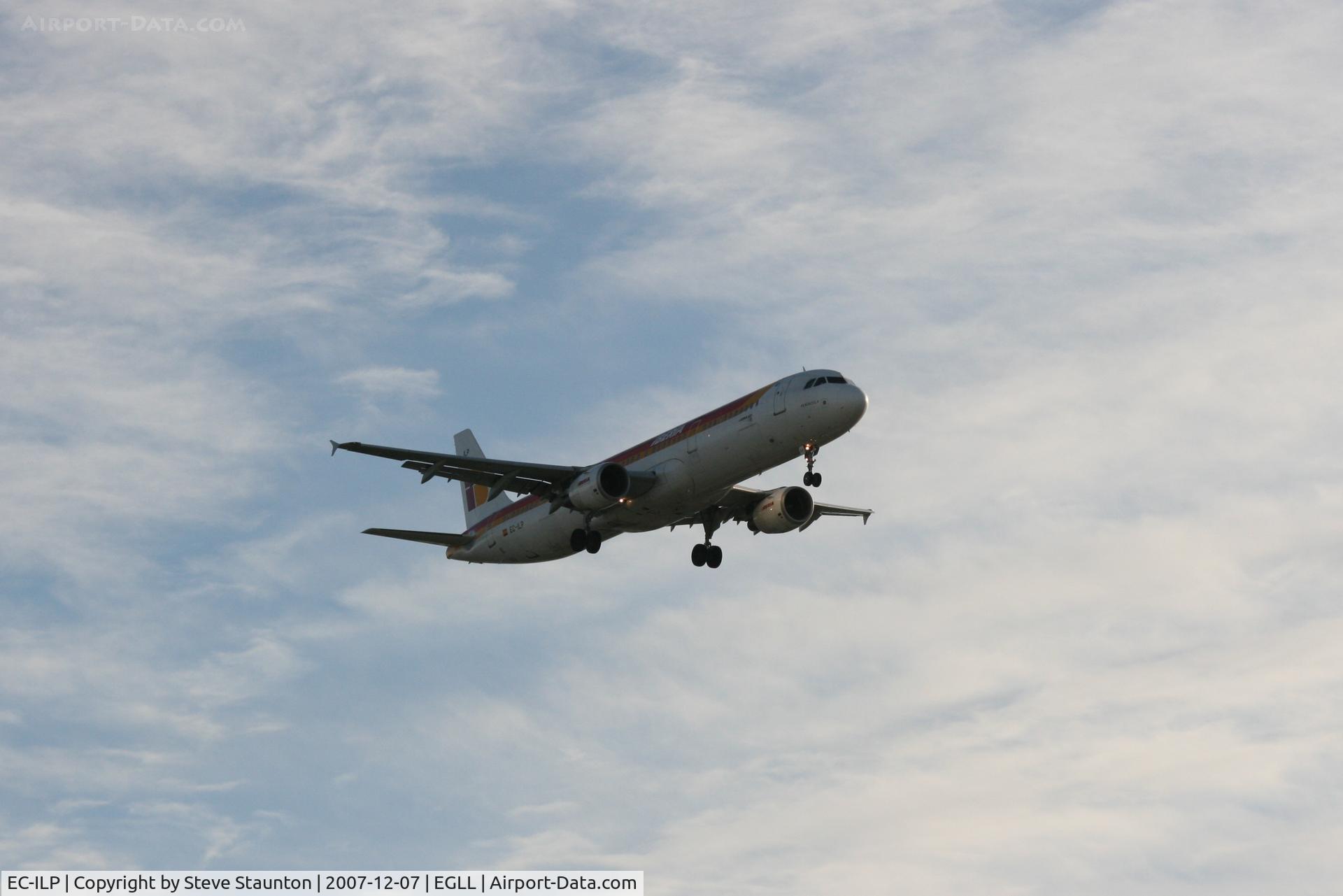 EC-ILP, 2002 Airbus A321-211 C/N 1716, Taken at Heathrow Airport 07 December 2007