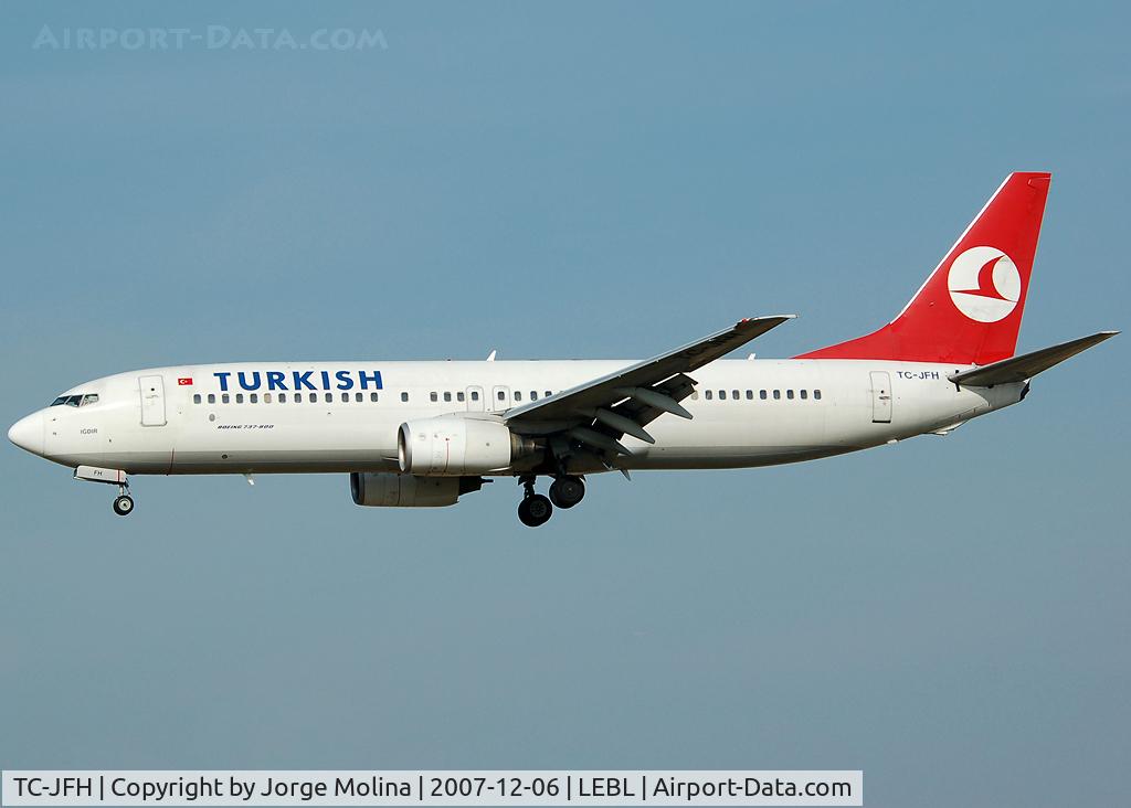 TC-JFH, 1998 Boeing 737-8F2 C/N 29770, 