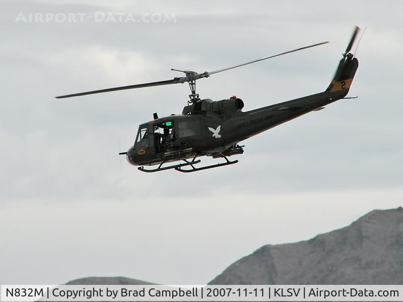 N832M, 1963 Bell UH-1B Iroquois C/N 604, Whittier Aviation Museum Inc. - Whittier, California / 1963 Bell UH-1B Iroquois (204
