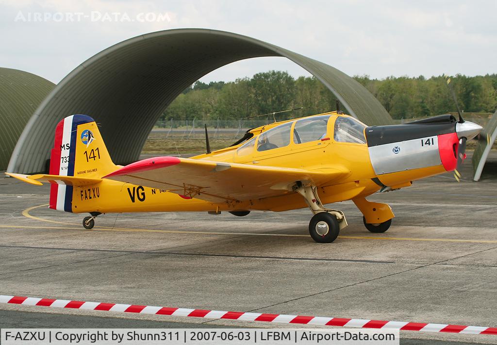 F-AZXU, Morane-Saulnier MS-733 Alcyon C/N 141, Rolling for the show