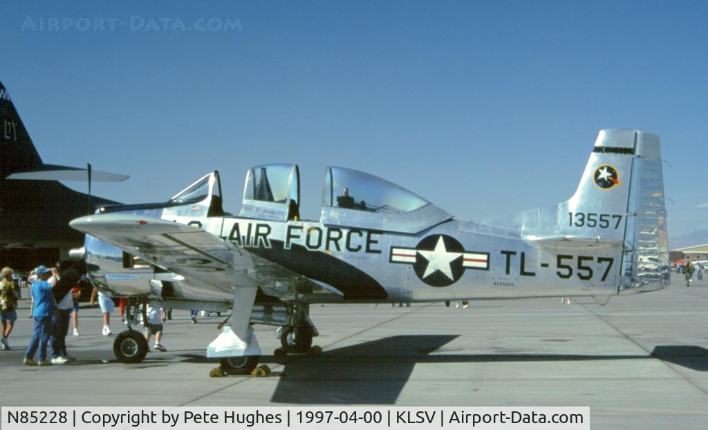 N85228, 1951 North American T-28D Trojan C/N 174-95 (51-3557), T-28 NX85228 at Nellis AFB