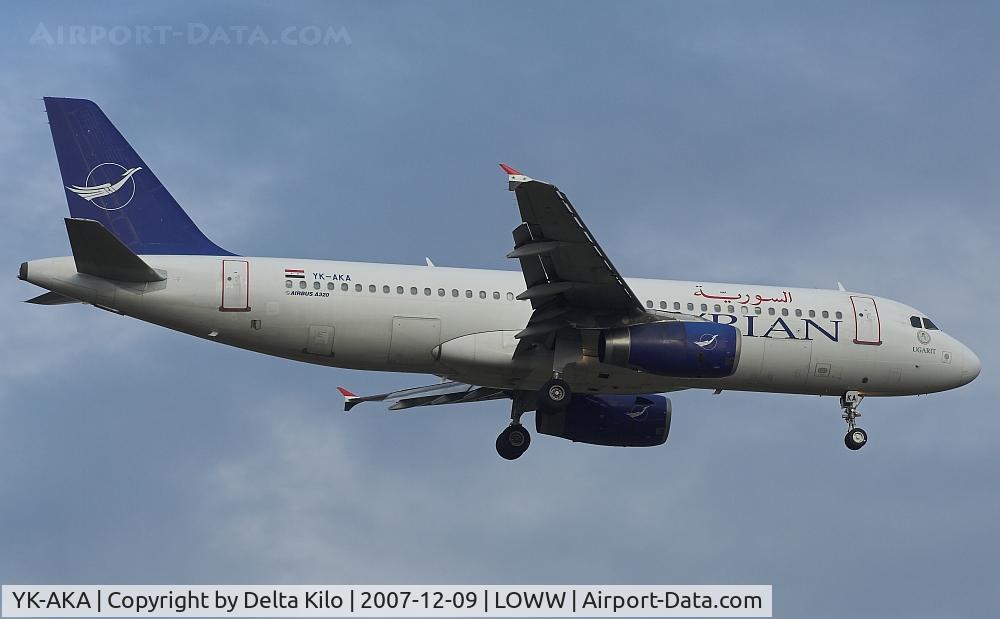 YK-AKA, 1998 Airbus A320-232 C/N 886, SYRIAN ARAB AIRLINES  A320-232