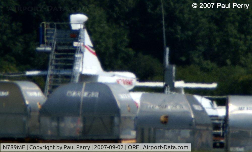 N789ME, 1998 Dassault Falcon 50 C/N 276, Secluded amongst the shipping containers