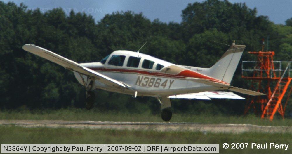 N3864Y, 1981 Beech C24R C/N MC-756, At least this was on take-off, if I remember correctly