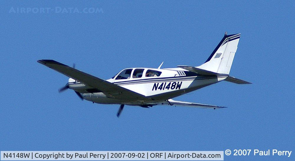 N4148W, 1973 Beech 95-B55 (T42A) Baron C/N TC-1561, Too bad she was only transiting the airspce