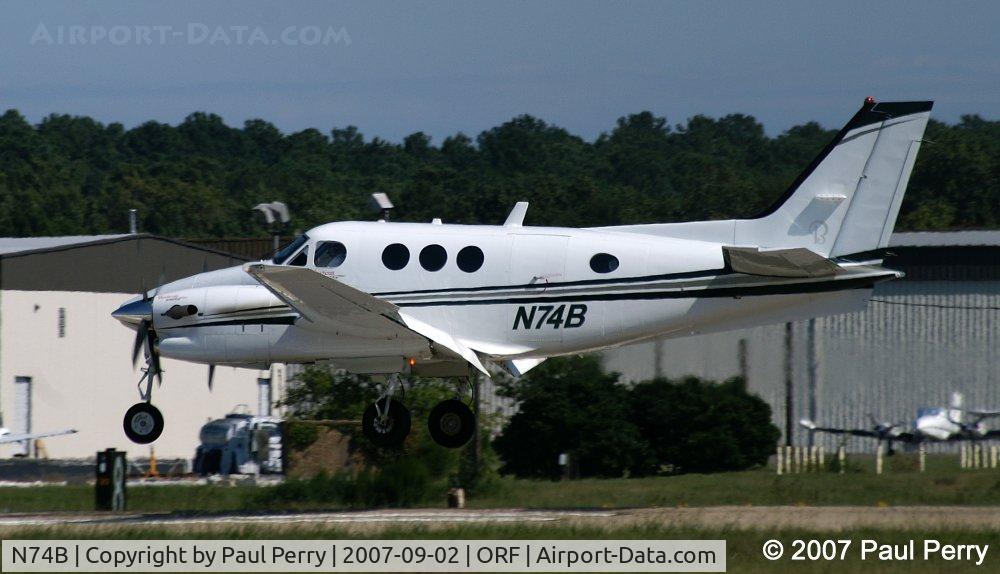 N74B, Raytheon C90GT King Air C/N LJ-1766, Nice looking bird