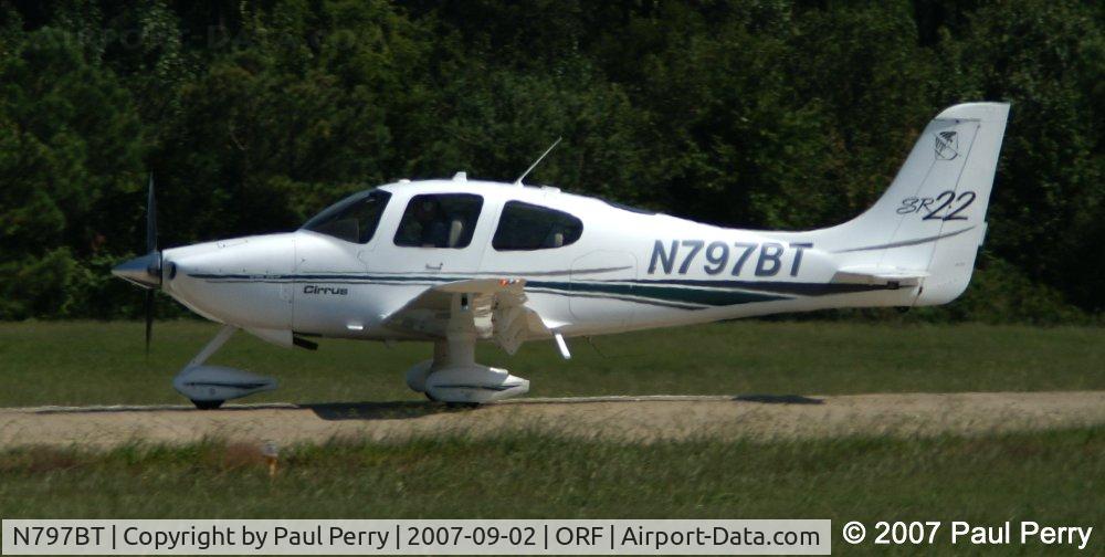N797BT, 2002 Cirrus SR22 C/N 0340, Building speed, eager to fly