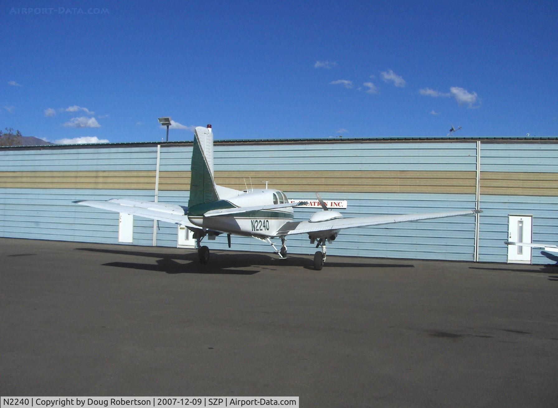 N2240, 1956 Beech D50 Twin Bonanza C/N DH-35, 1956 Beech D-50 TWIN BONANAZA 'T-BONE', two Lycoming GO-480-G2G6 295 Hp each