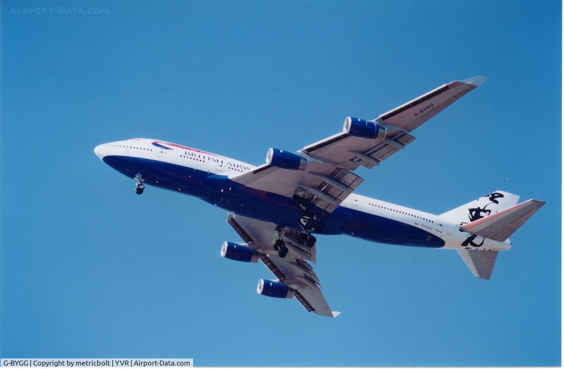 G-BYGG, 1999 Boeing 747-436 C/N 28859, British Airways ethnic livery ,