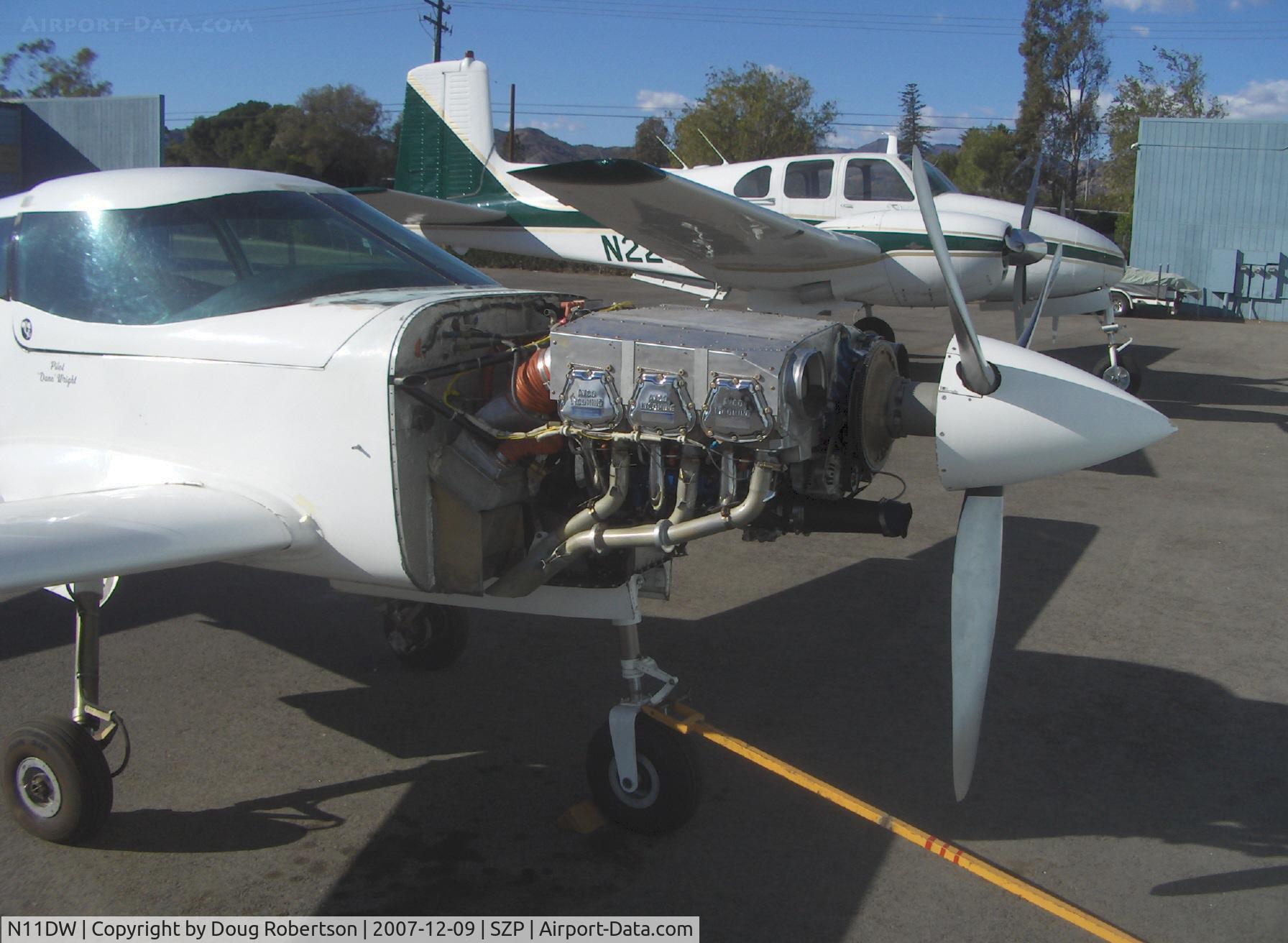 N11DW, 1988 Swearingen SX-300 C/N 1-32, 1988 Wright SWEARINGEN SX-300, Lycoming IO-540, Experimental class, engine, cowl off