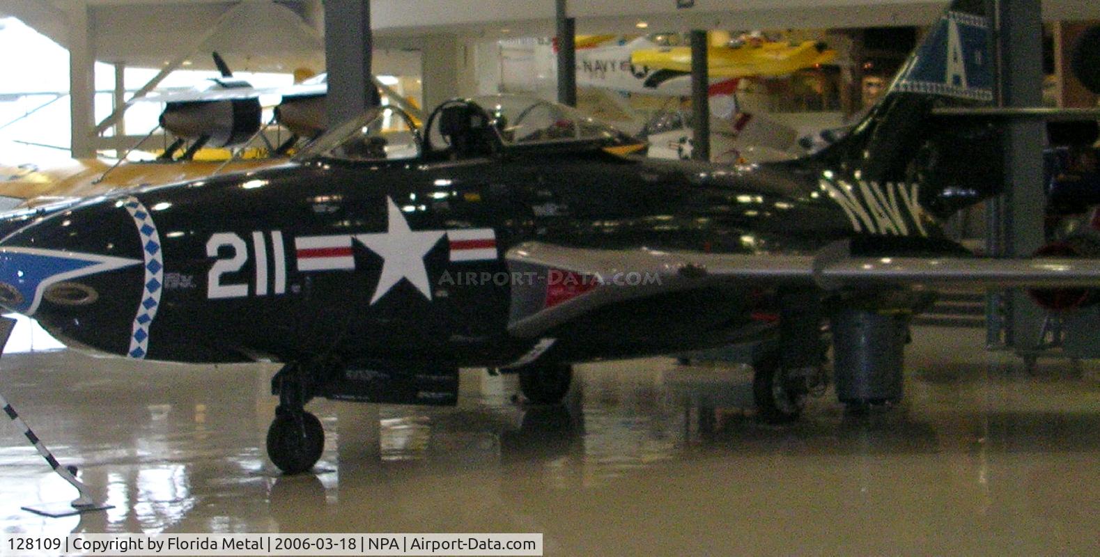 128109, 1952 Grumman F9F-6 Cougar C/N Not found 128109, F9 Cougar