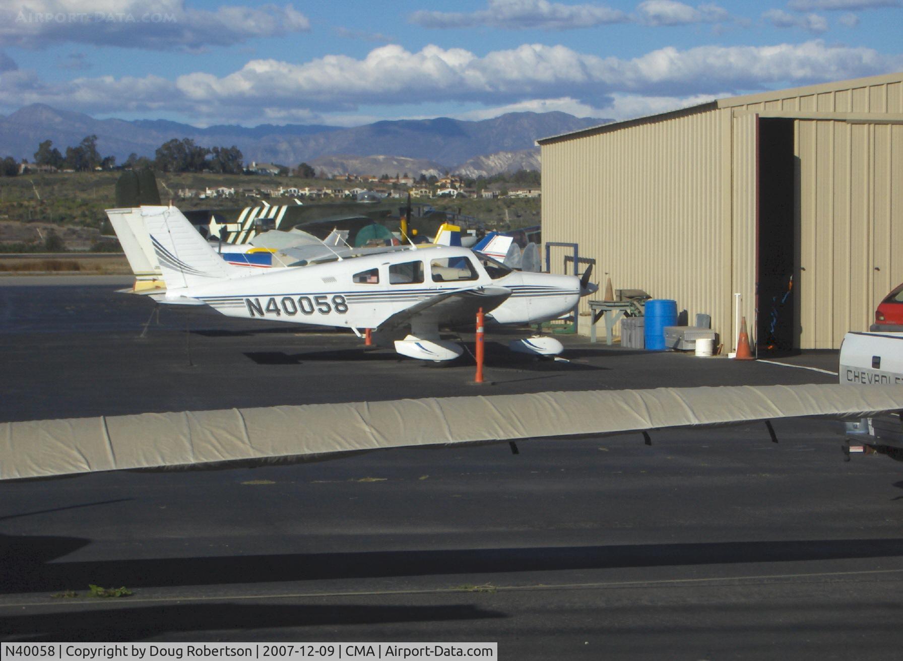 N40058, 1977 Piper PA-28-161 C/N 28-7816007, 1977 Piper PA-28-161 WARRIOR II, Lycoming O-320-D3G 160 Hp