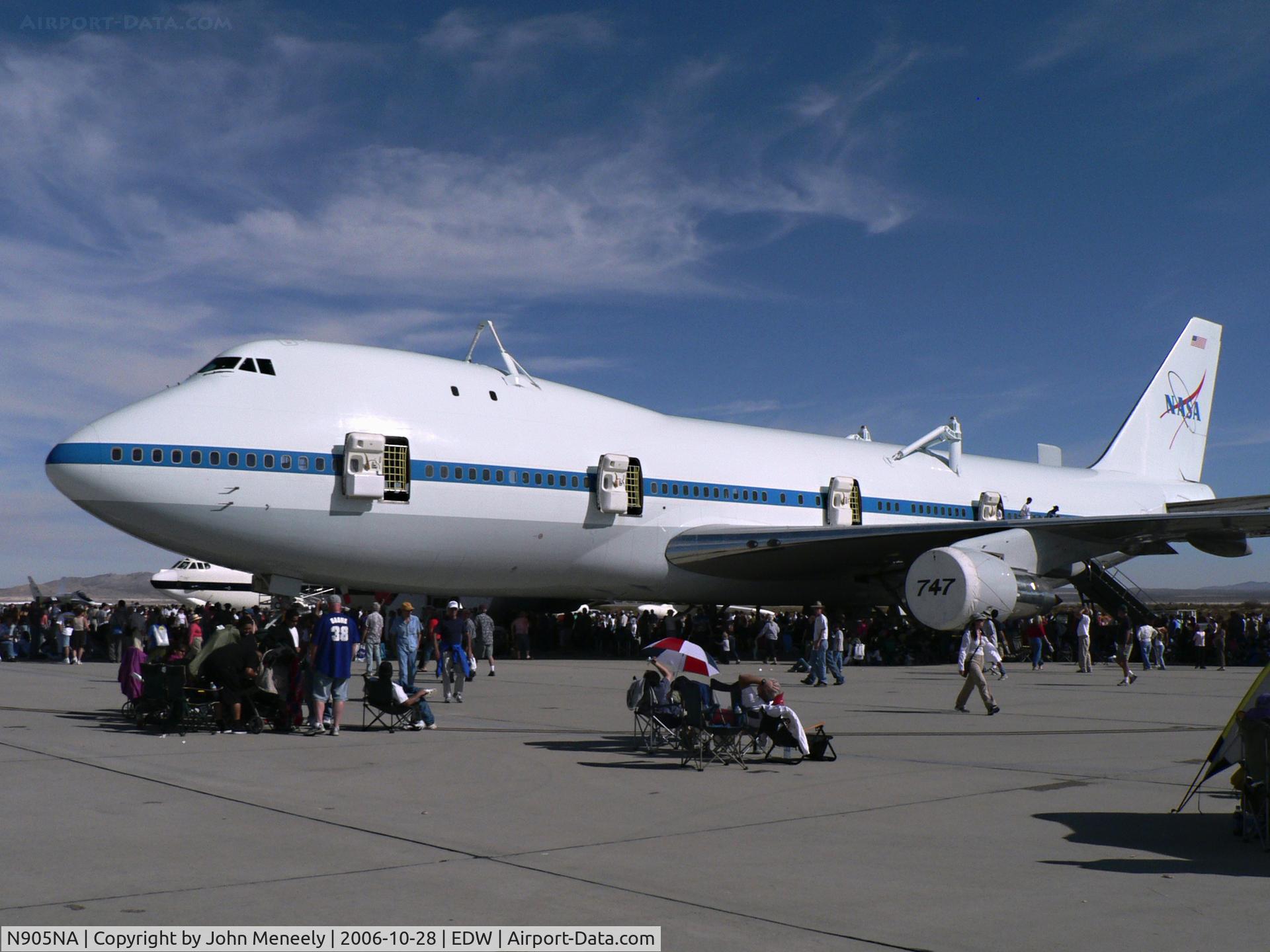 N905NA, 1970 Boeing 747-123 C/N 20107, One of the static exhibits at Edwards AFB's open house