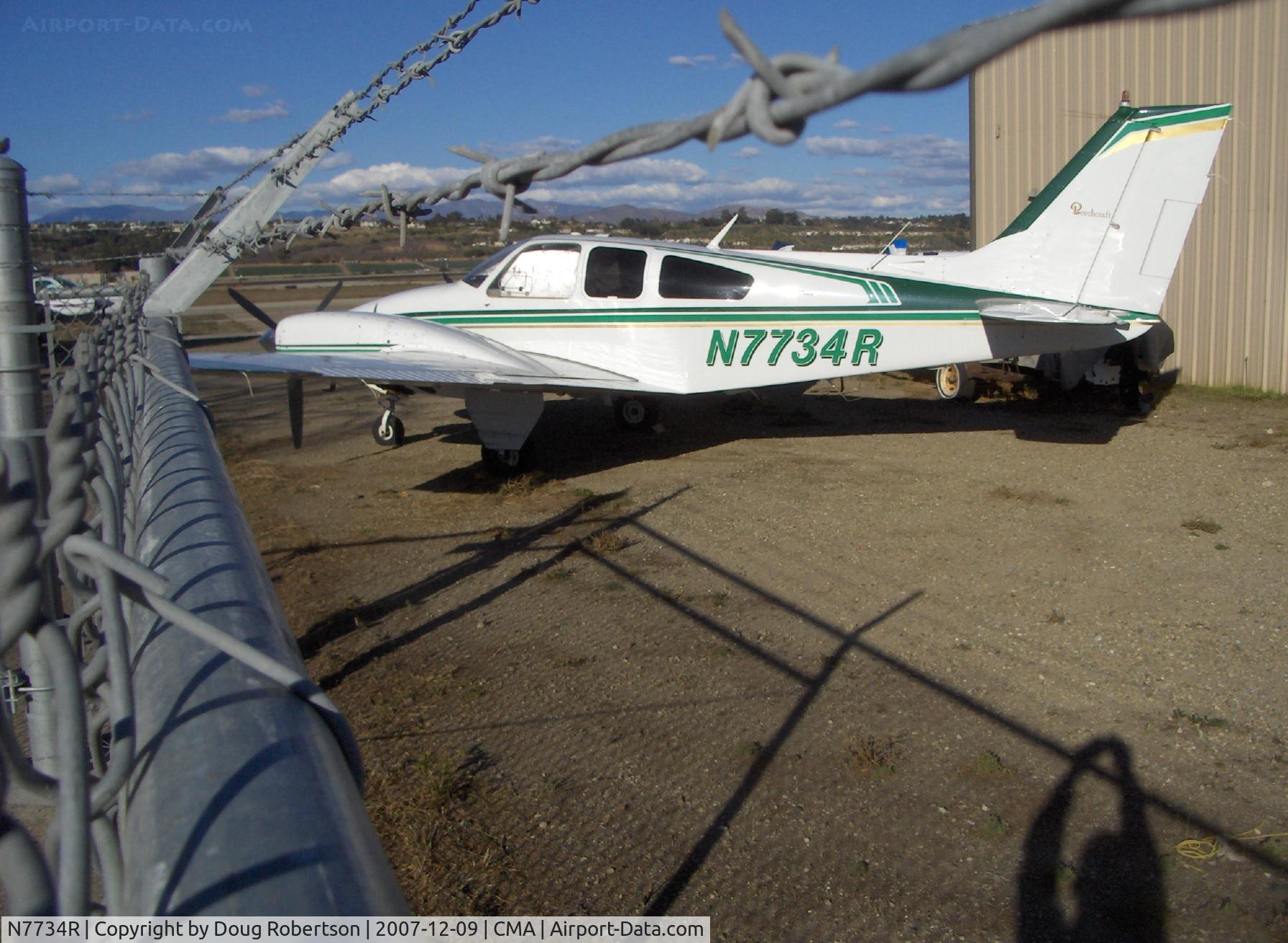N7734R, 1968 Beech 95-B55 (T42A) Baron C/N TC-1172, 1968 Beech 95-B55 (T42A) BARON, two Continental IO-470-L 260 Hp each