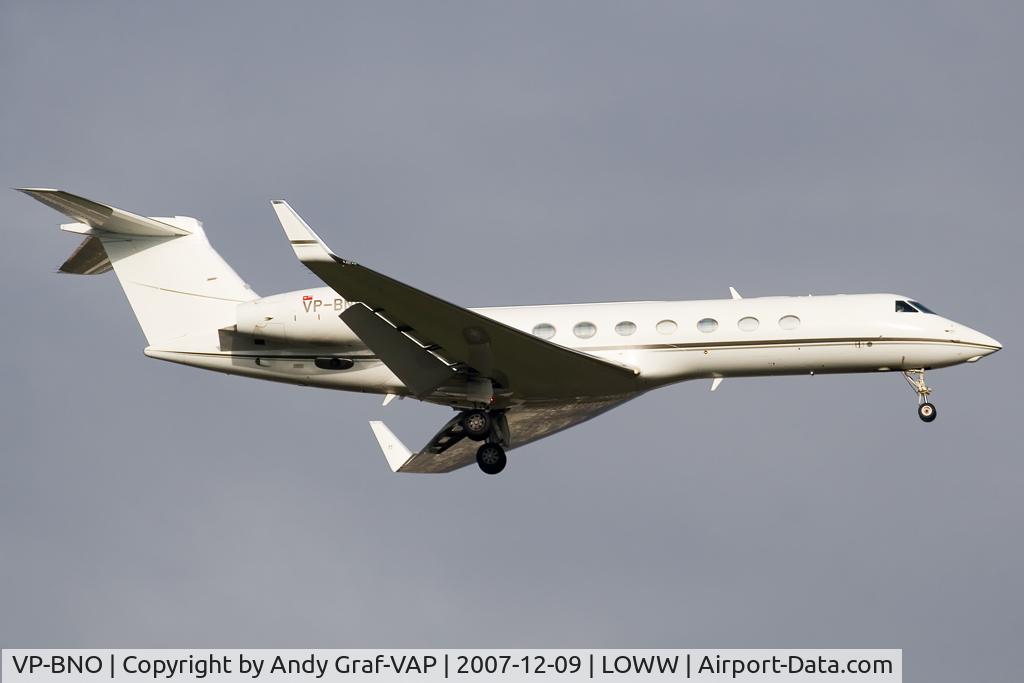 VP-BNO, 2004 Gulfstream Aerospace GV-SP (G550) C/N 5050, Gulf 5
