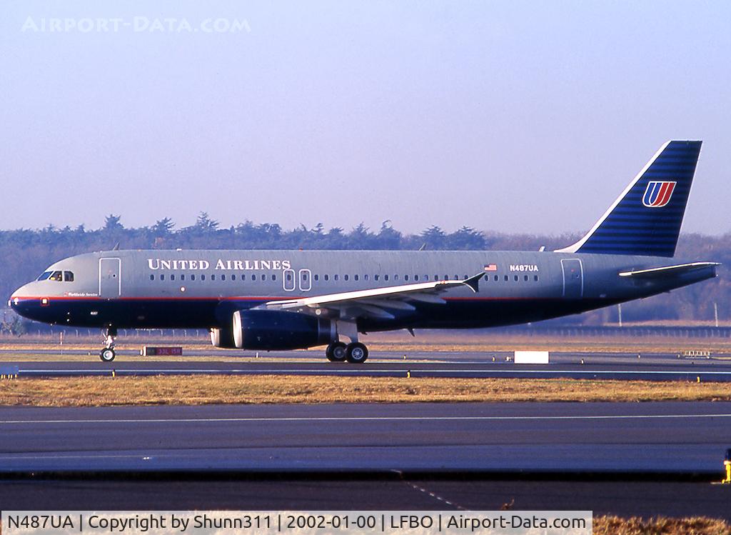 N487UA, 2002 Airbus A320-232 C/N 1669, Ready to take off rwy 14L for delivery flight