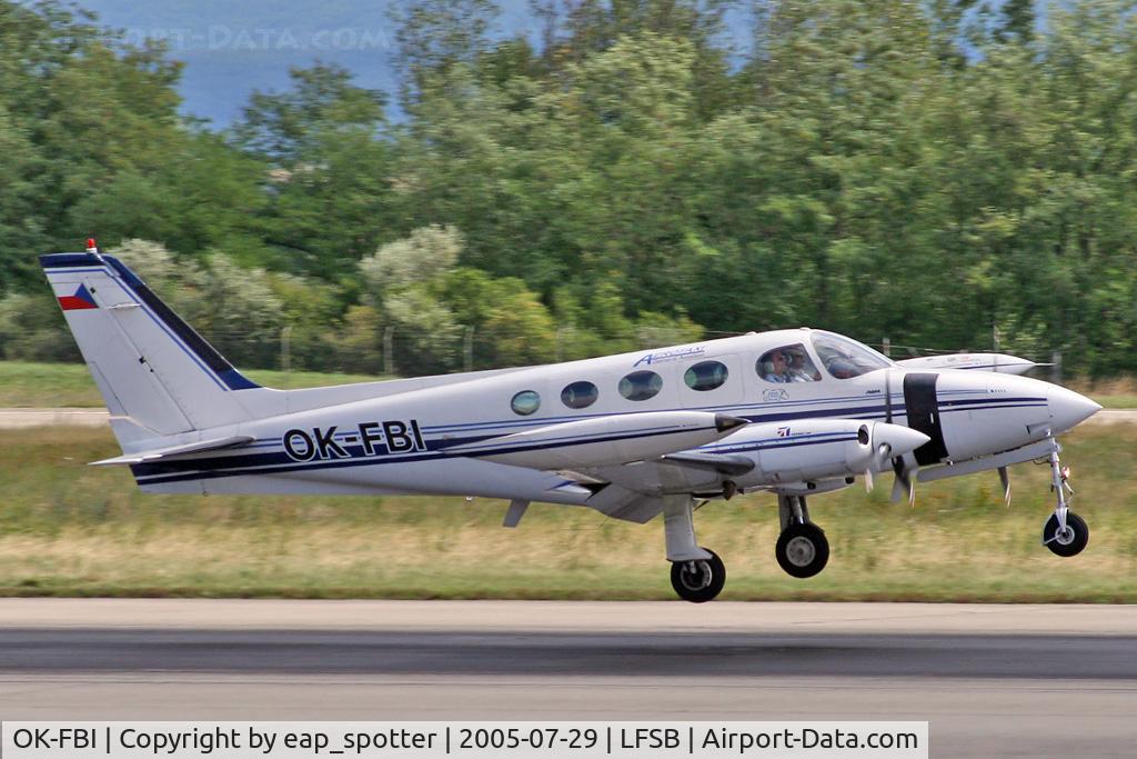 OK-FBI, 1972 Cessna 340 C/N 340-0114, landing rwy 16