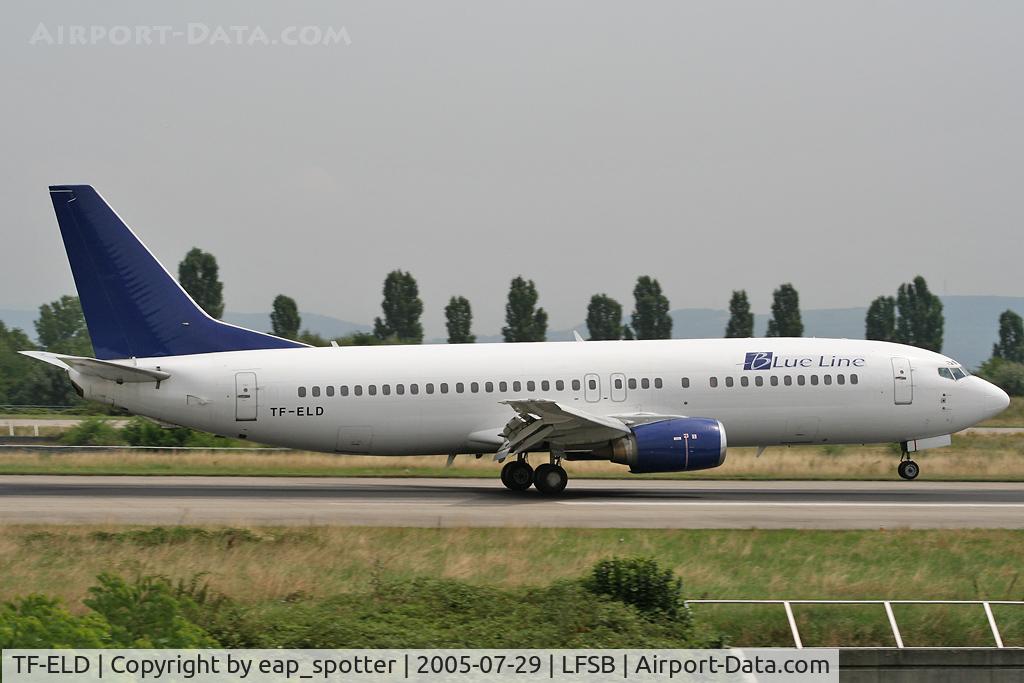 TF-ELD, 1989 Boeing 737-46B C/N 24124, landing on rwy 16