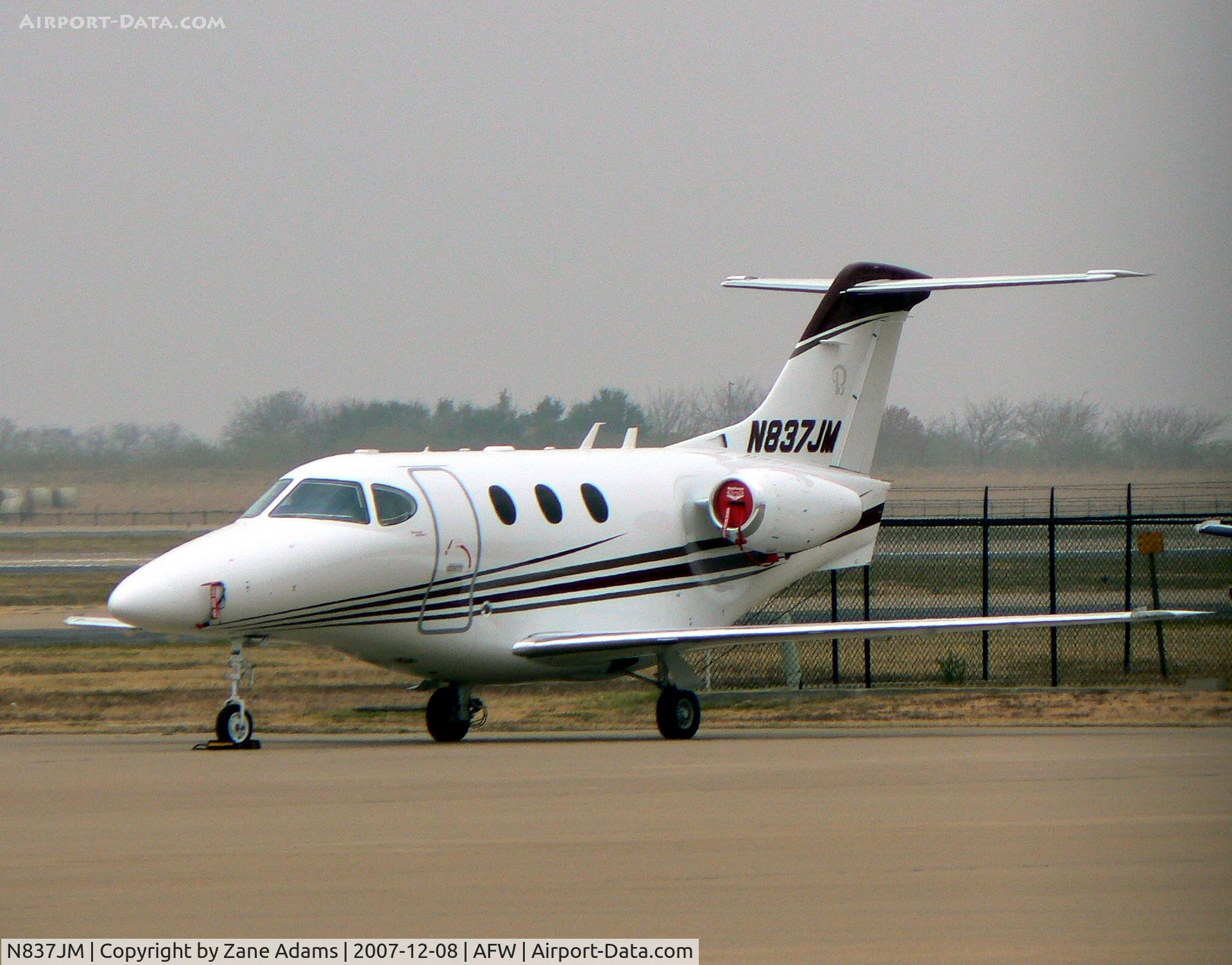 N837JM, Raytheon Aircraft Company 390 C/N RB-169, On the ramp at Alliance Ft. Worth