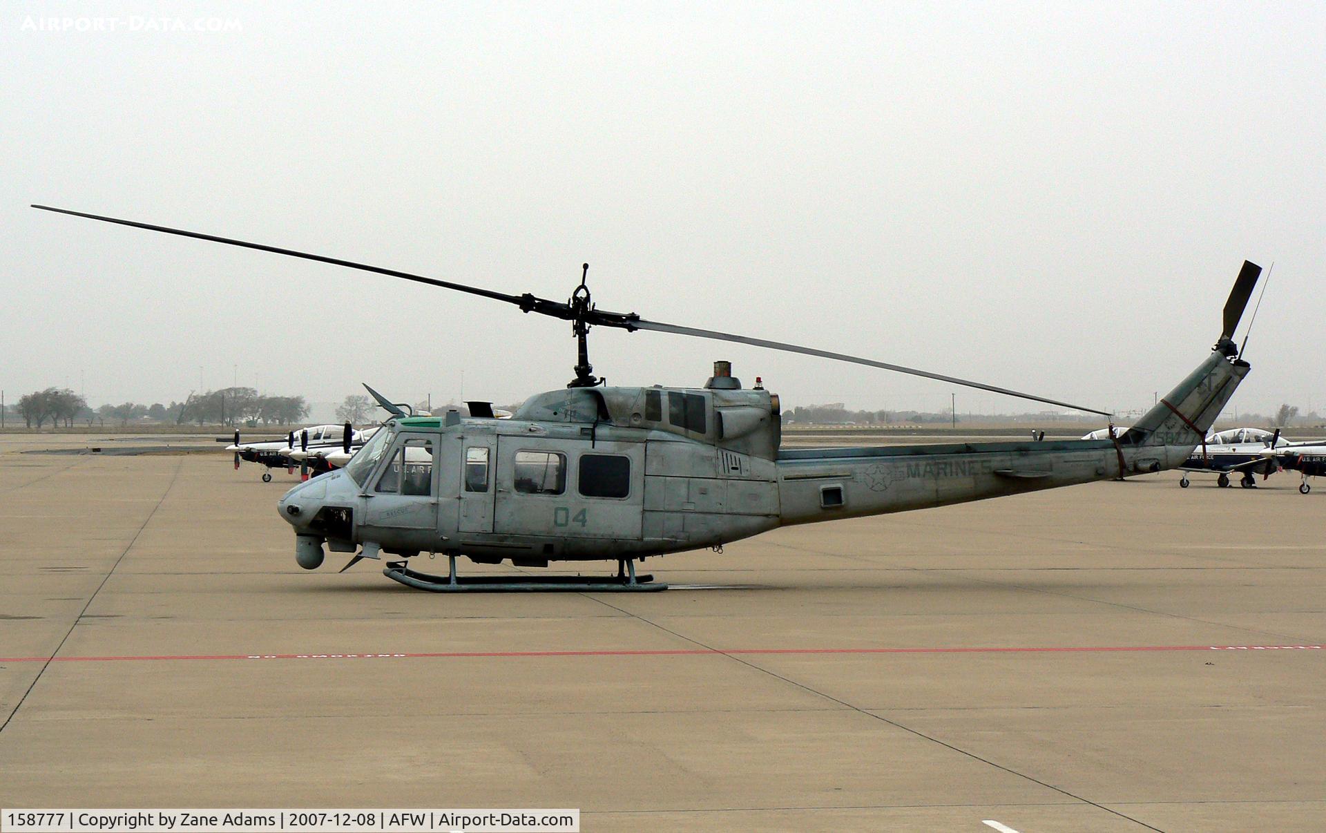 158777, Bell UH-1N Iroquois C/N 31653, On the ramp at Alliance Ft. Worth