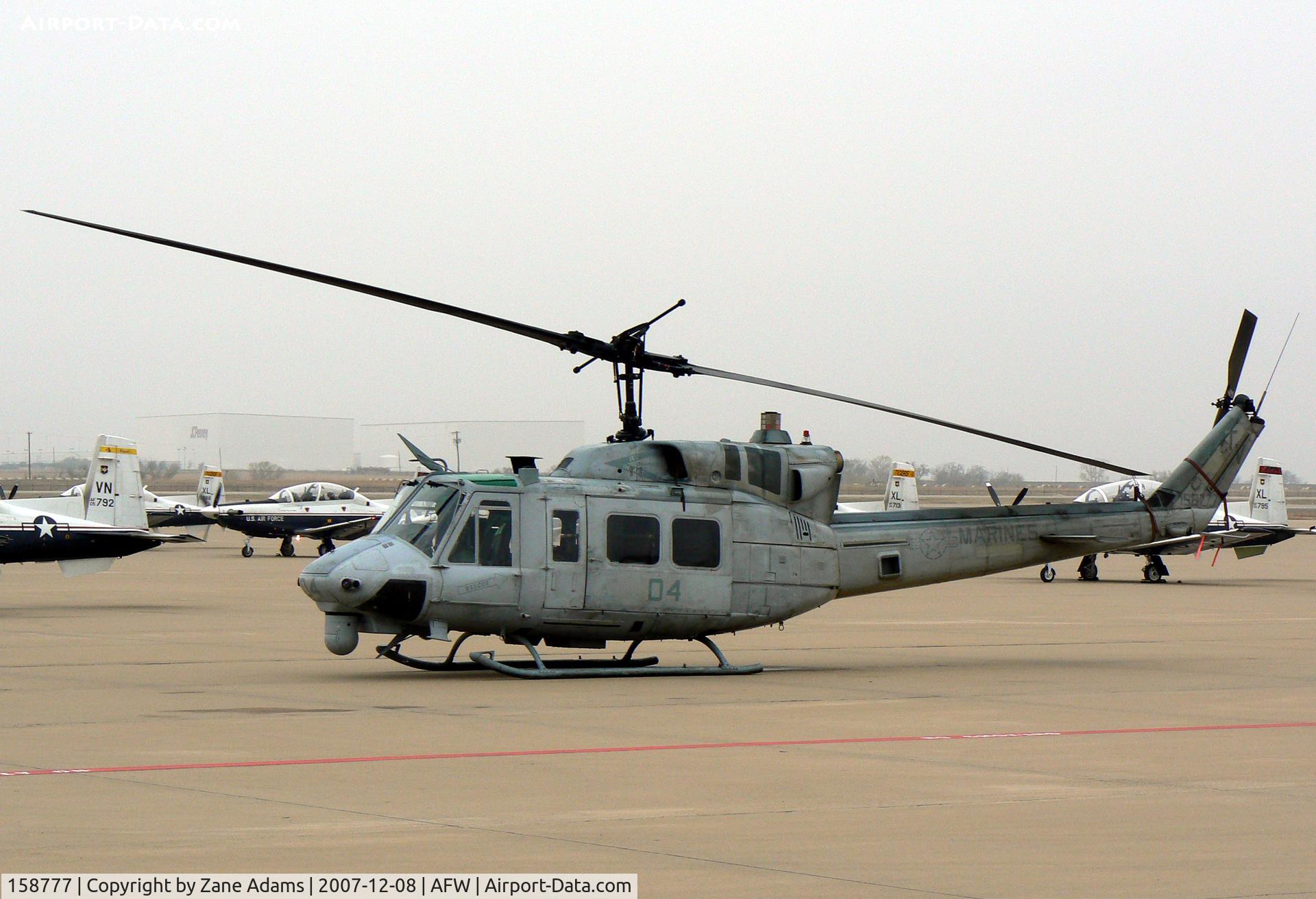 158777, Bell UH-1N Iroquois C/N 31653, On the ramp at Alliance Ft. Worth