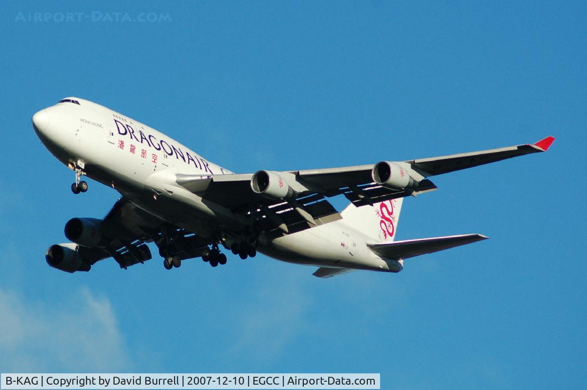B-KAG, 2002 Boeing 747-412/BCF C/N 27067, Dragonair Cargo - Landing