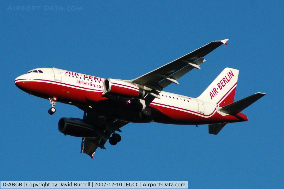 D-ABGB, 2005 Airbus A319-132 C/N 2467, Air Berlin - Landing