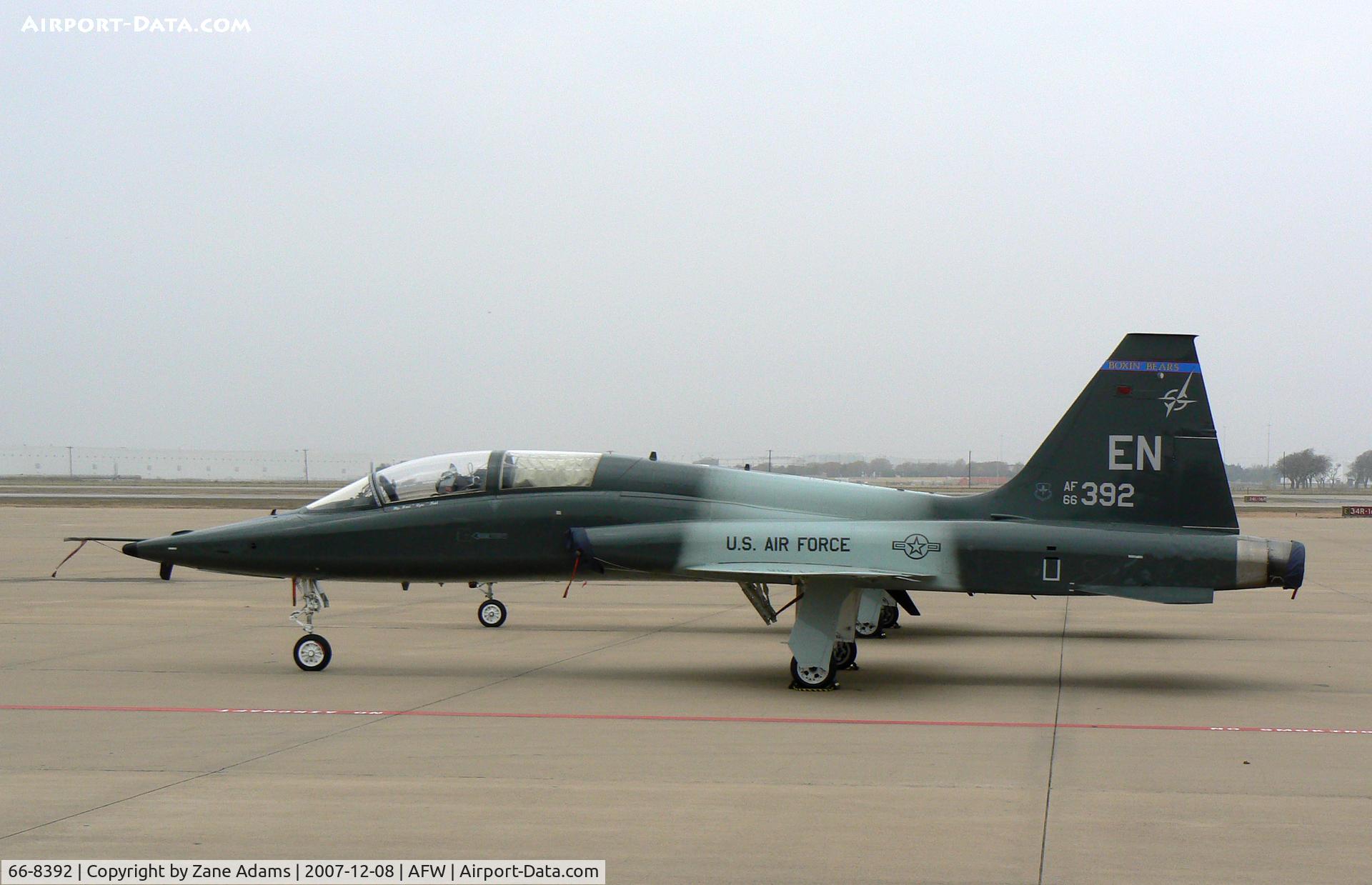 66-8392, 1966 Northrop T-38C Talon C/N N.5948, On the ramp at Alliance Ft. Worth