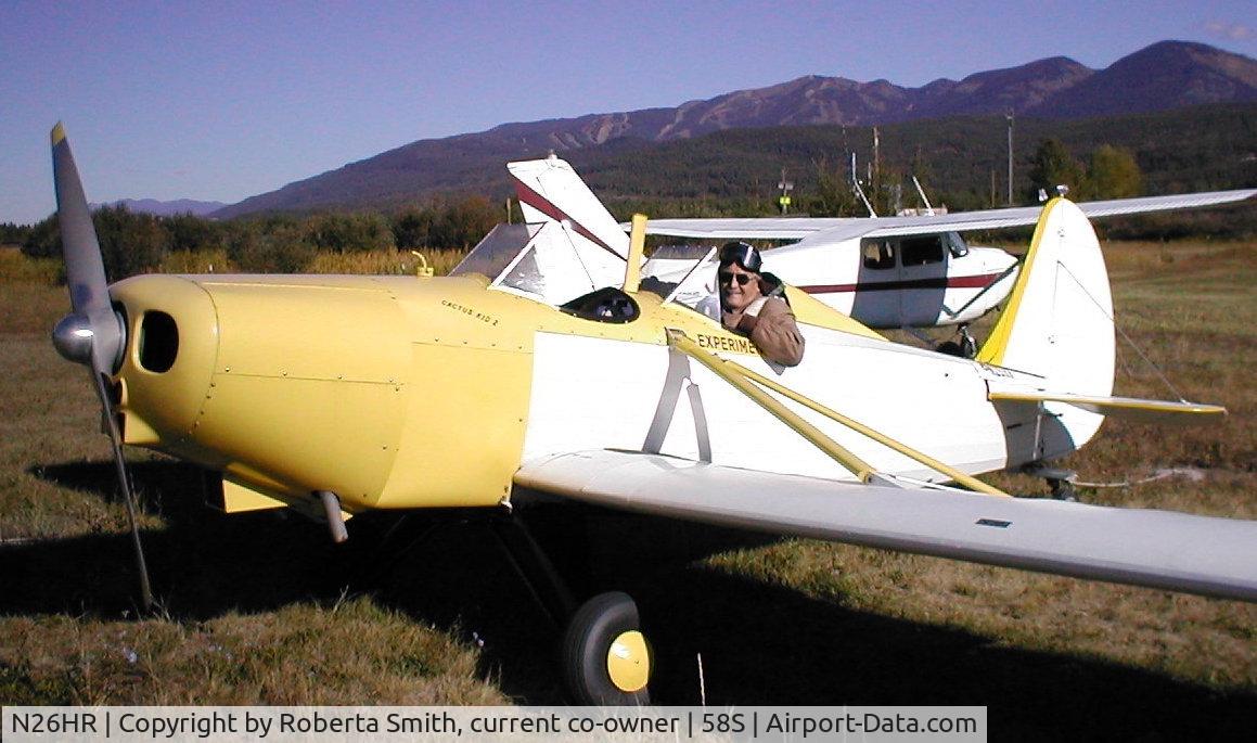 N26HR, 1980 Spezio Sport DAL-1 Tuholer C/N 285, Ready for flight at Whitefish airstrip