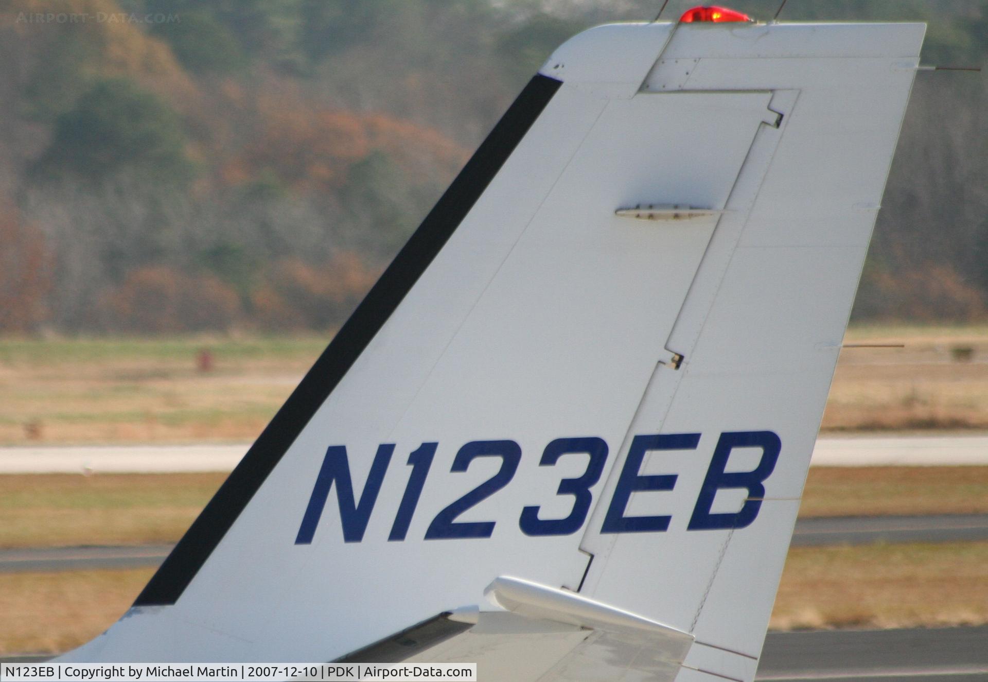 N123EB, 1977 Cessna 501 Citation I/SP C/N 501-0020, Tail Numbers