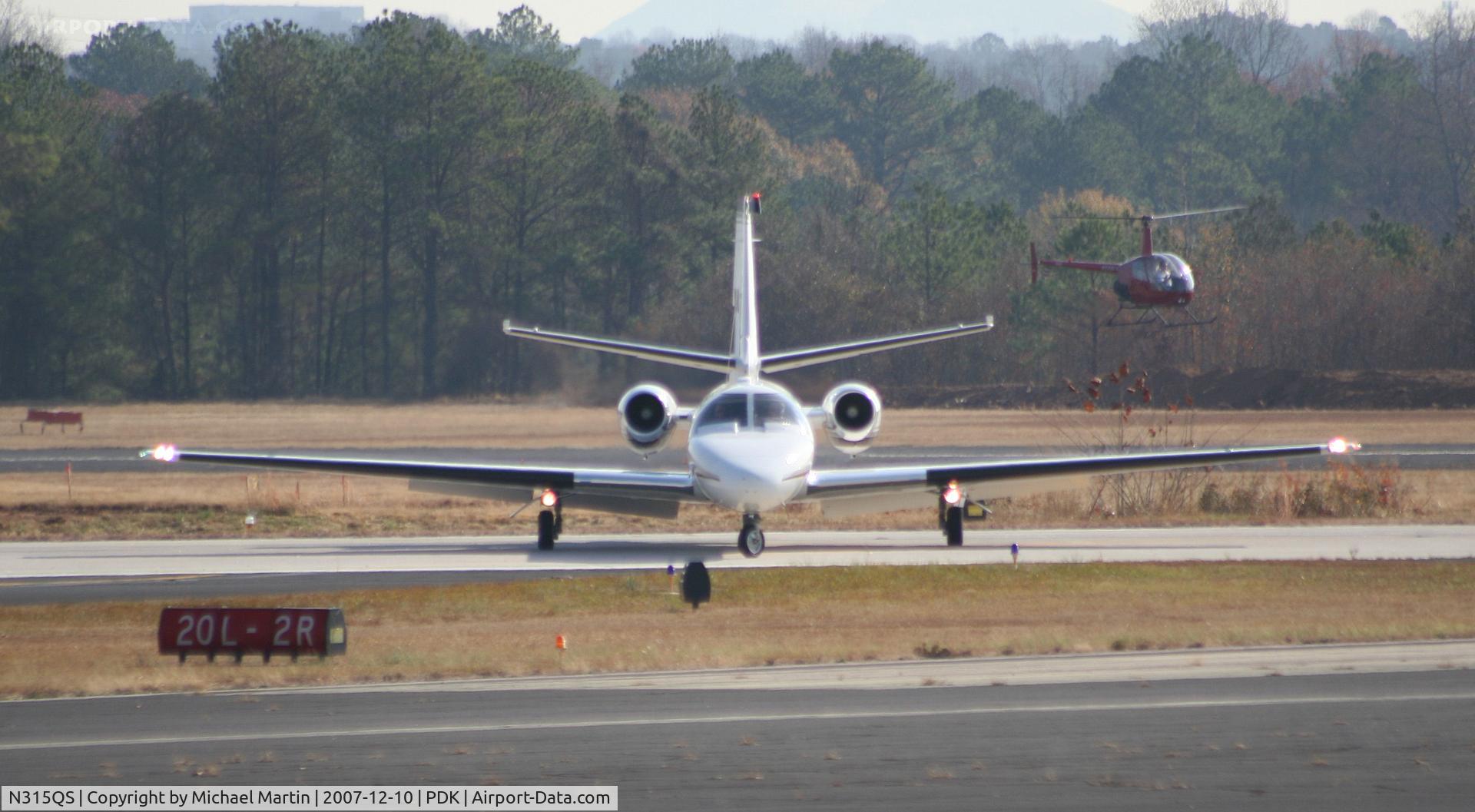 N315QS, 2008 Cessna 680 Citation Sovereign C/N 680-0220, Head On View