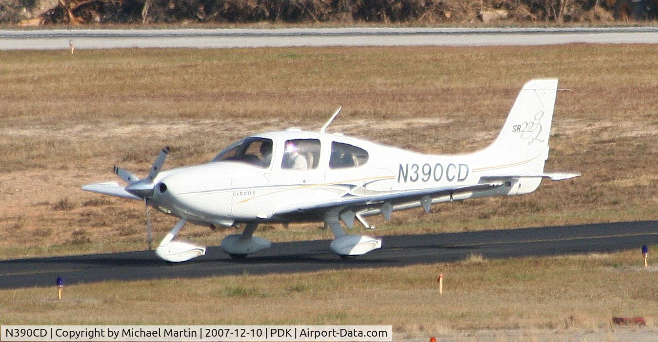N390CD, 2005 Cirrus SR22 C/N 1302, Taxing back from flight