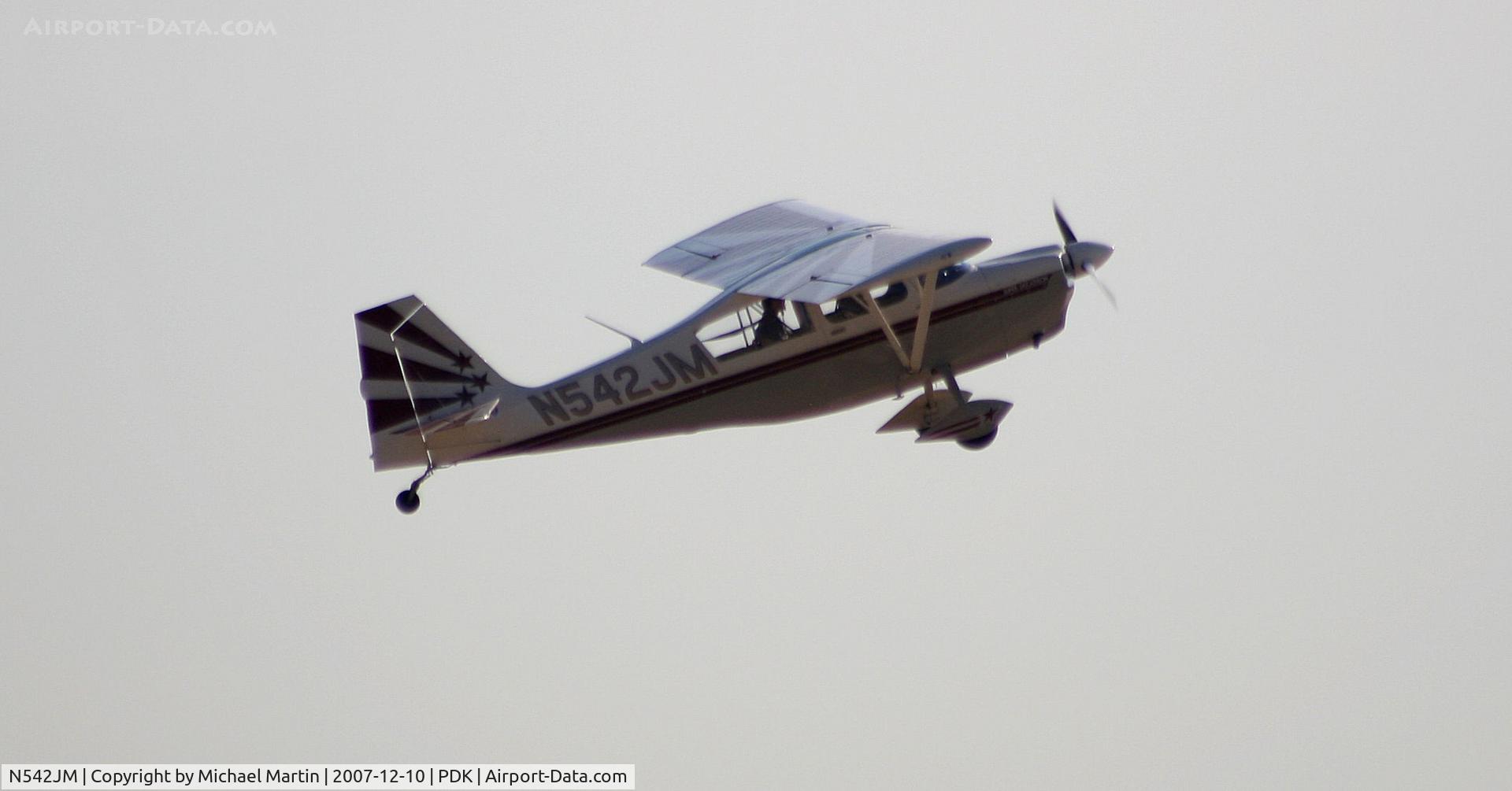 N542JM, 2004 American Champion 8KCAB Super Decathlon C/N 941-2003, Taking off from Runway 20R