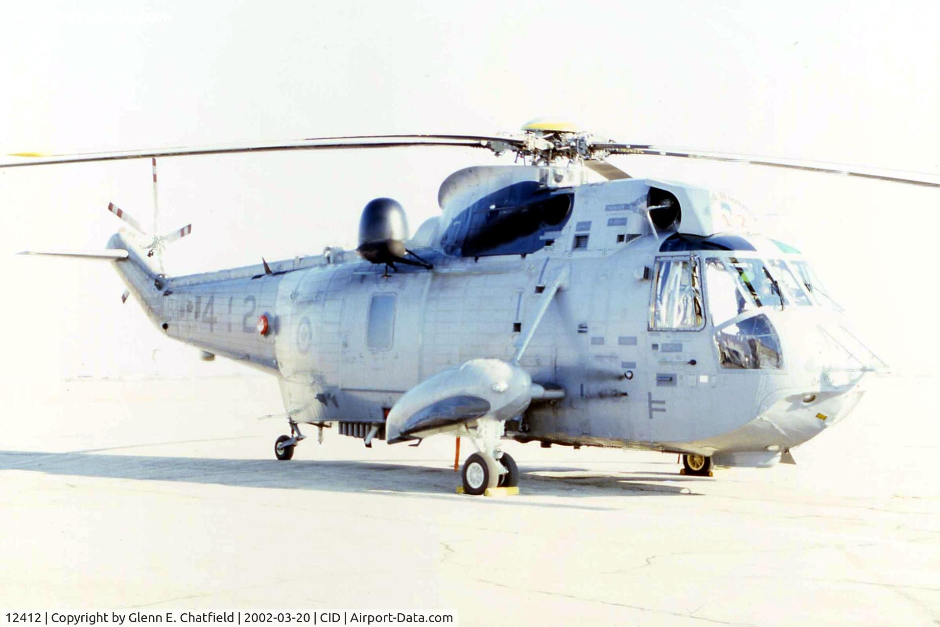 12412, 1970 United Aircraft of Canada CH-124A Sea King C/N 61253, Canadian Sea King helicopter passing through