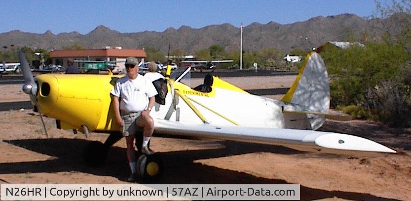 N26HR, 1980 Spezio Sport DAL-1 Tuholer C/N 285, La Cholla Airpark Tucson, AZ
