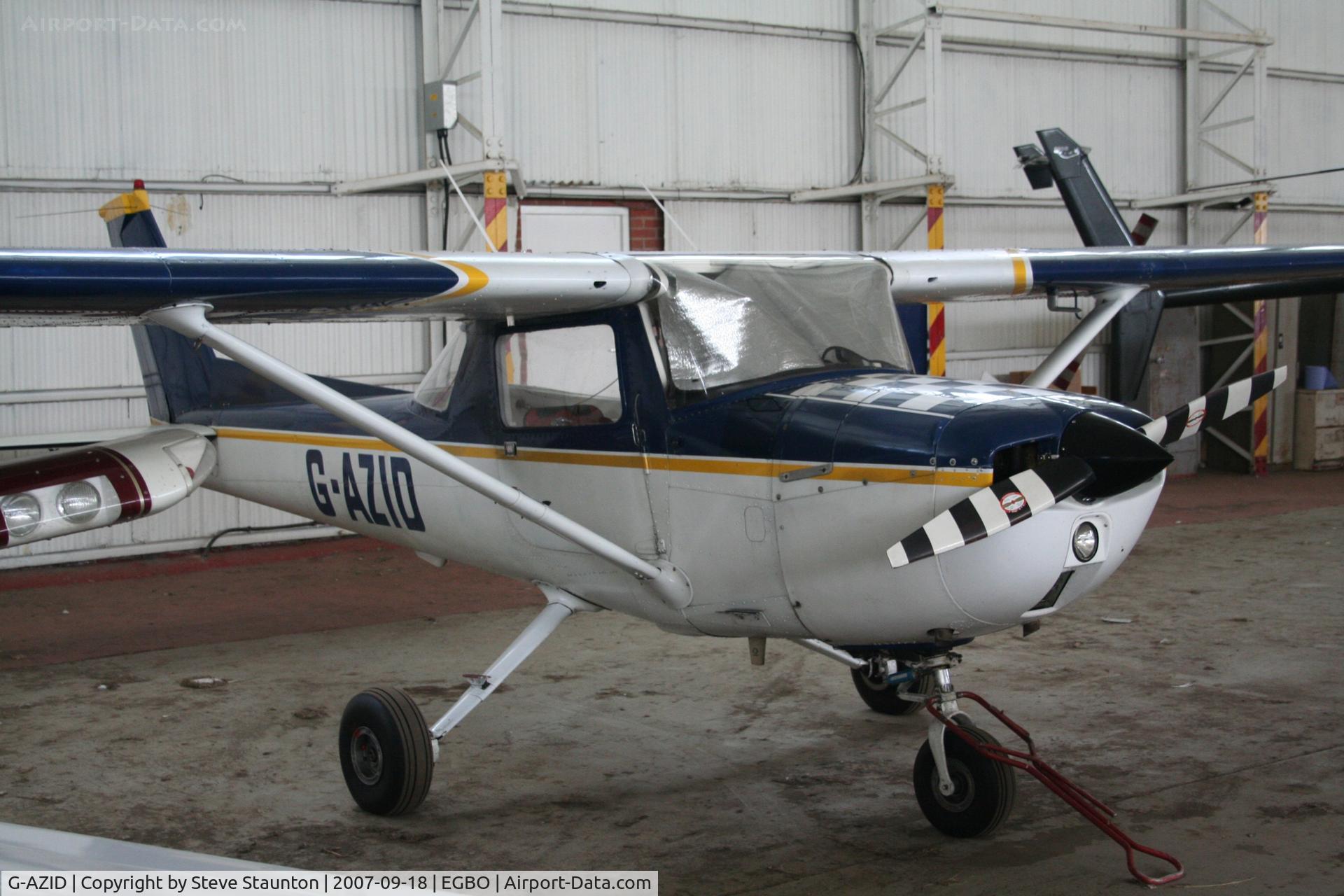 G-AZID, 1970 Reims FA150L C/N 0083, Taken at Halfpenny Green 18th September 2007