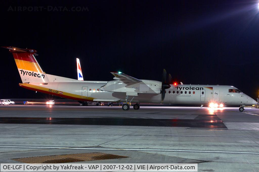 OE-LGF, 2002 De Havilland Canada DHC-8-402Q Dash 8 C/N 4068, Tyrolean Airways Dash 8-400