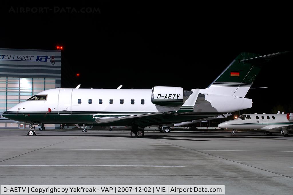 D-AETV, 1999 Bombardier Challenger 604 (CL-600-2B16) C/N 5417, Canadair CL604 Challenger