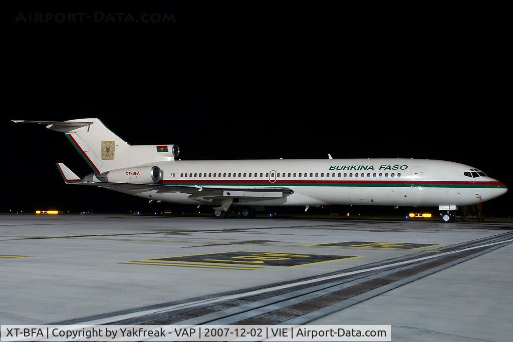 XT-BFA, 1981 Boeing 727-282 C/N 22430, Burkina Faso Government Boeing 727-200