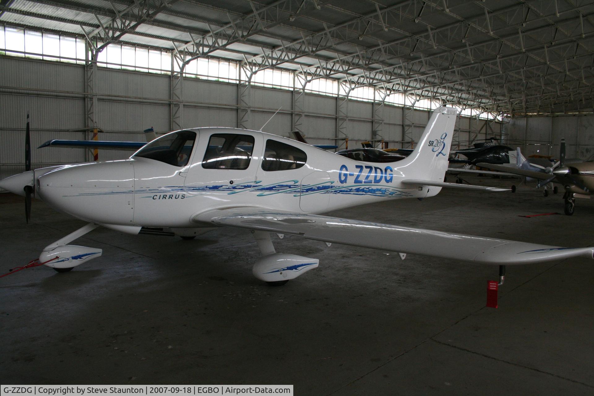 G-ZZDG, 2006 Cirrus SR20 G2 C/N 1733, Taken at Halfpenny Green 18th September 2007