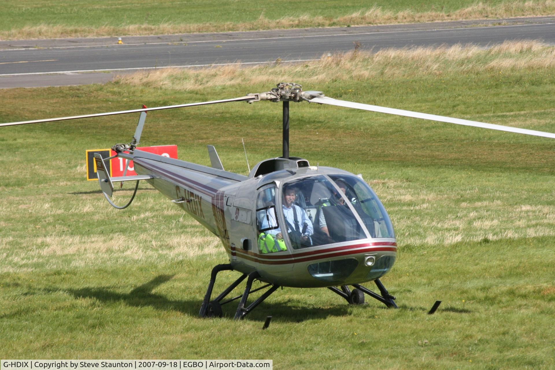 G-HDIX, 1993 Enstrom 280FX Shark C/N 2076, Taken at Halfpenny Green 18th September 2007