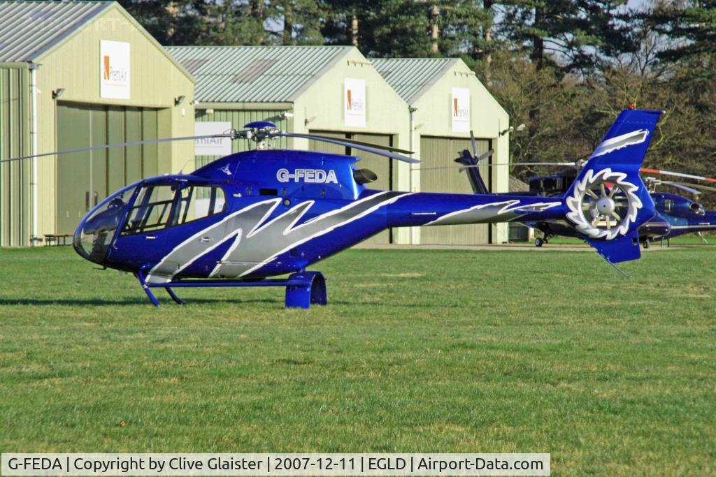 G-FEDA, 2000 Eurocopter EC-120B Colibri C/N 1129, Ex: F-WQOD - Originaly owned to, McAlpine Helicopters Ltd in August 2000 - Destroyed, see; http://tinyurl.com/cuv5c2a