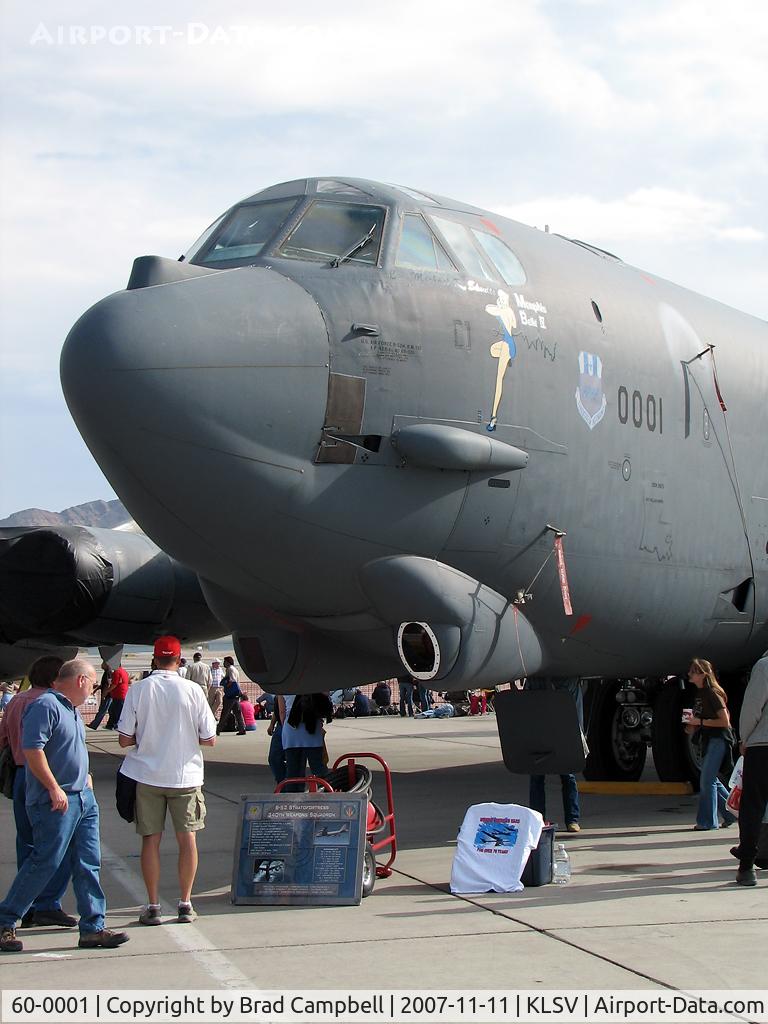 60-0001, 1960 Boeing B-52H Stratofortress C/N 464366, USA - Air Force / Boeing B-52H-135-BW Stratofortress - 20th Bomber Squadron Barksdale AFB, Louisiana. 'Memphis Belle IV'