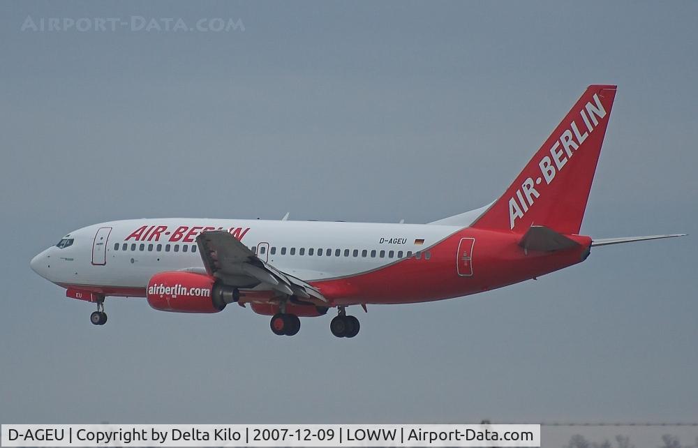 D-AGEU, 1998 Boeing 737-75B C/N 28104, TUIfly B-737 in new livery Air BERLIN