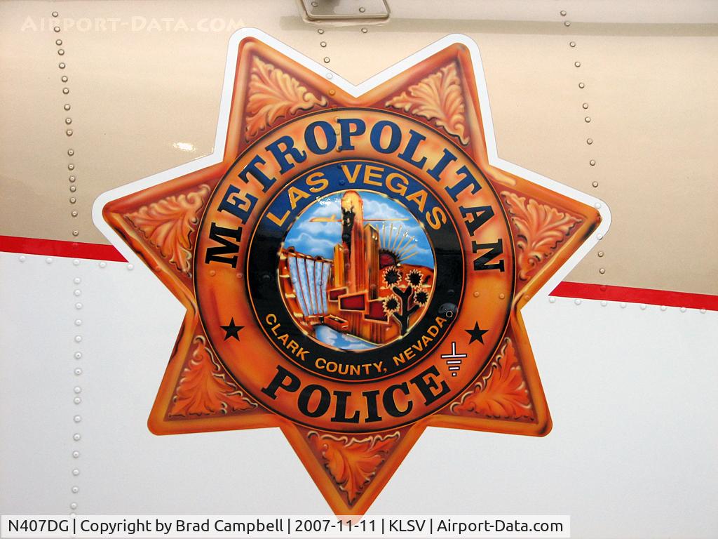 N407DG, 2006 Bell 407 C/N 53697, Las Vegas Metropolitain Police / 2006 Bell 407