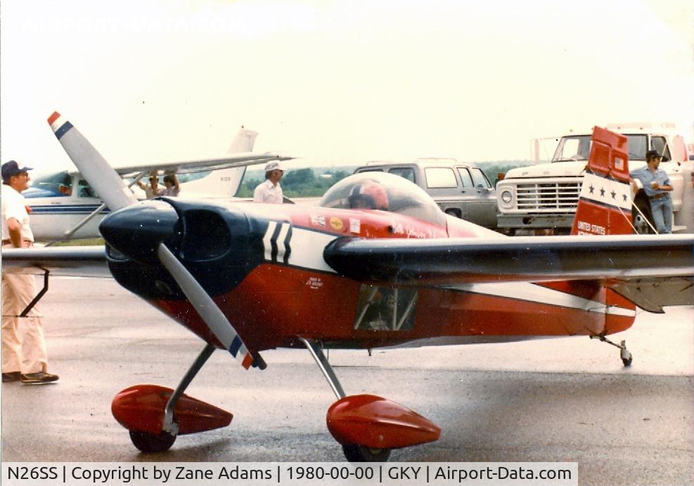 N26SS, 1979 Stephens Akro Laser Z200 C/N 100-A, Laser 200 flown by Patti Johnson at Arlington, Municipal - 1980?