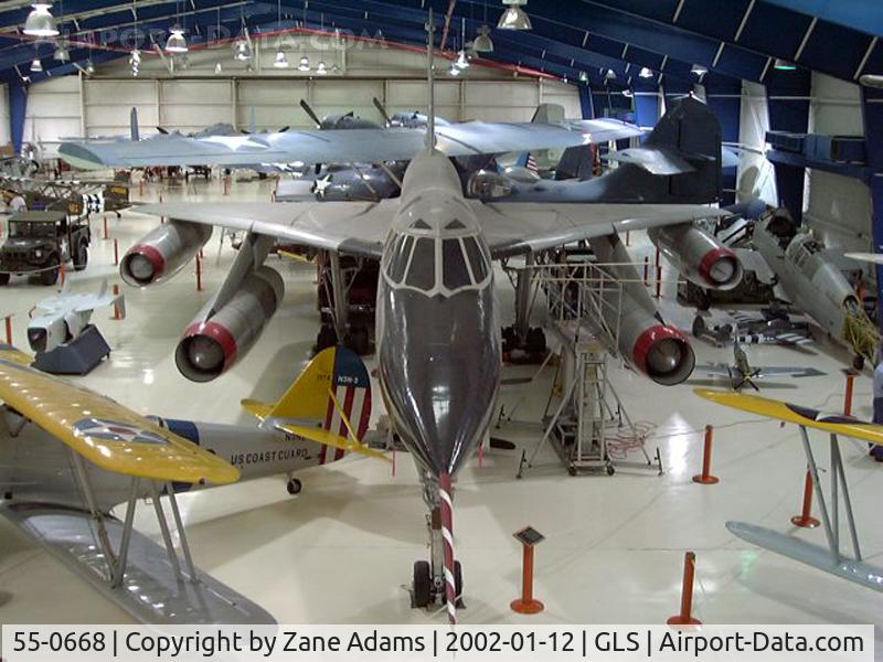 55-0668, 1955 Convair TB-58A Hustler C/N 9, B-58 Hustler at Lone Star Flight Museum - This aircraft stared life as the 9th YB-58A. It was converted to TB-58 recon test bed.