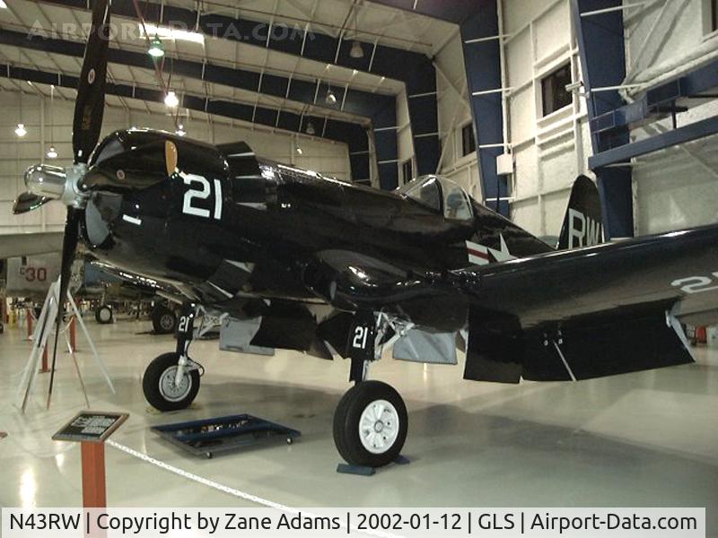 N43RW, Vought F4U-5 Corsair C/N Not found (Bu121881), At Lone Star Flight Museum