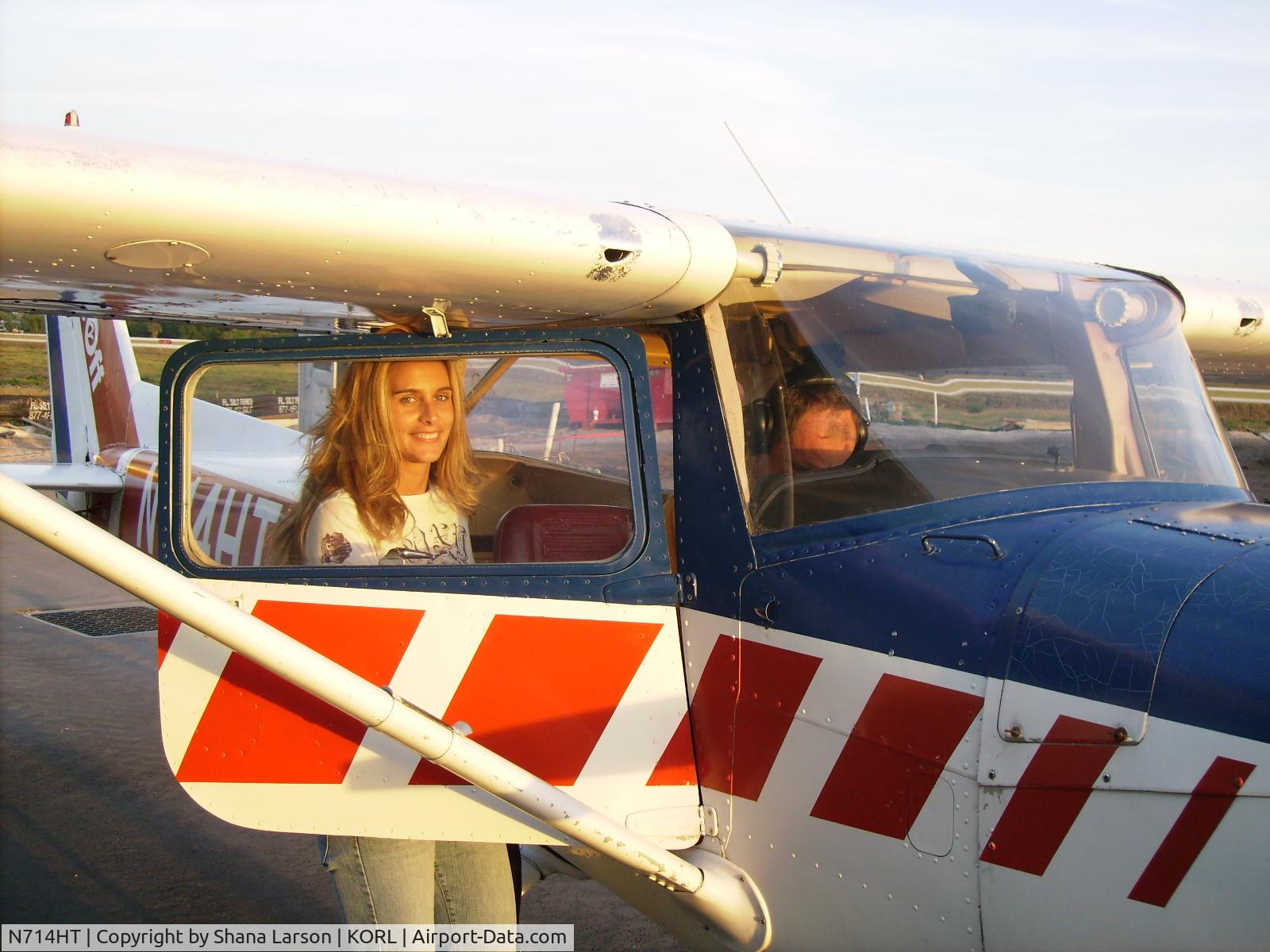 N714HT, 1977 Cessna 150M C/N 15079195, Shana's First flight