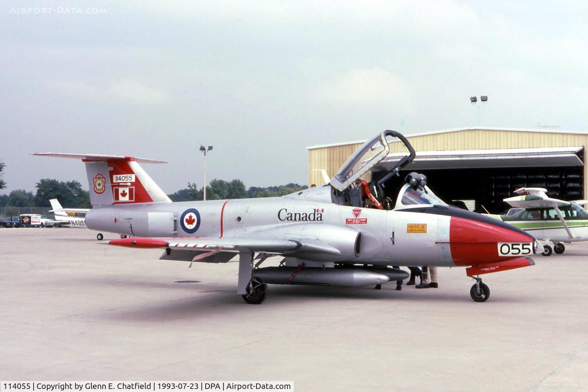 114055, 1971 Canadair CT-114 Tutor C/N 1055, CT-114 Tutor in for the air show